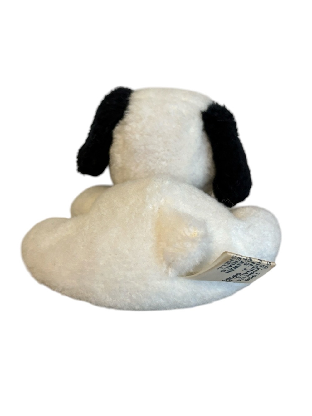 Vintage Butterfly Originals Snoopy Bean Bag Plush White and Black 5” - Picture 4 of 8